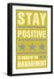 Stay Positive-John Golden-Framed Art Print