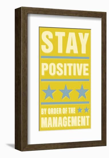 Stay Positive-John Golden-Framed Art Print