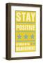 Stay Positive-John Golden-Framed Art Print