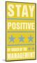 Stay Positive-John Golden-Mounted Art Print