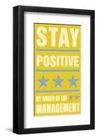 Stay Positive-John Golden-Framed Giclee Print