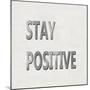 Stay Positive-Jamie MacDowell-Mounted Art Print