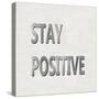 Stay Positive-Jamie MacDowell-Stretched Canvas
