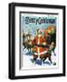 "Stay Santa, Stay!," Country Gentleman Cover, December 1, 1927-Frank Schoonover-Framed Premium Giclee Print