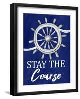 Stay the Course-Kimberly Allen-Framed Art Print