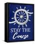 Stay the Course-Kimberly Allen-Framed Stretched Canvas