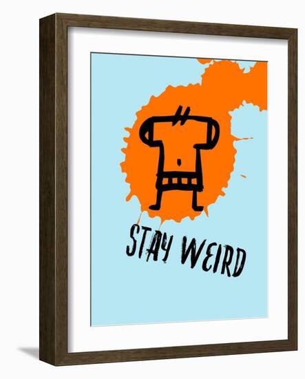 Stay Weird 1-Lina Lu-Framed Art Print