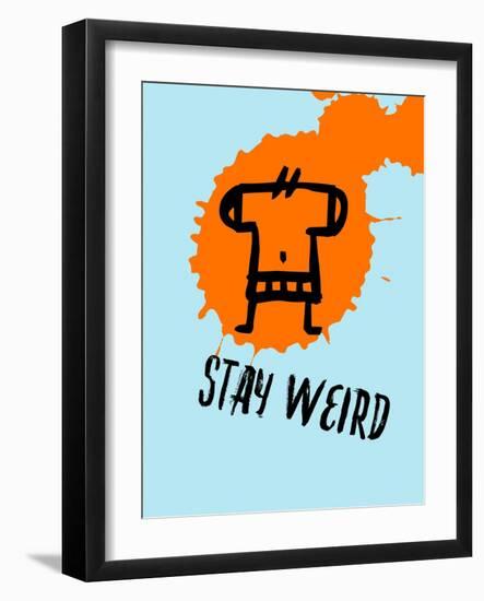 Stay Weird 1-Lina Lu-Framed Art Print