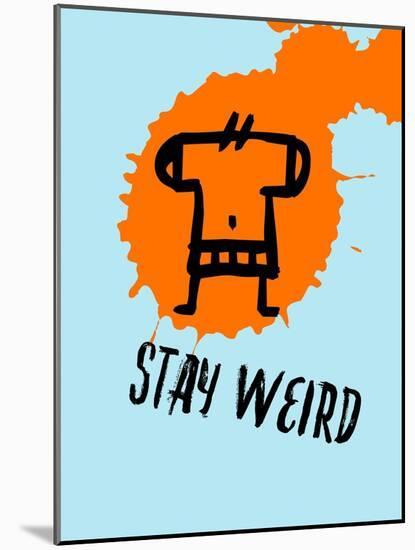 Stay Weird 1-Lina Lu-Mounted Art Print