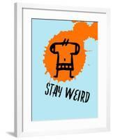 Stay Weird 1-Lina Lu-Framed Art Print