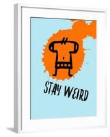 Stay Weird 1-Lina Lu-Framed Art Print