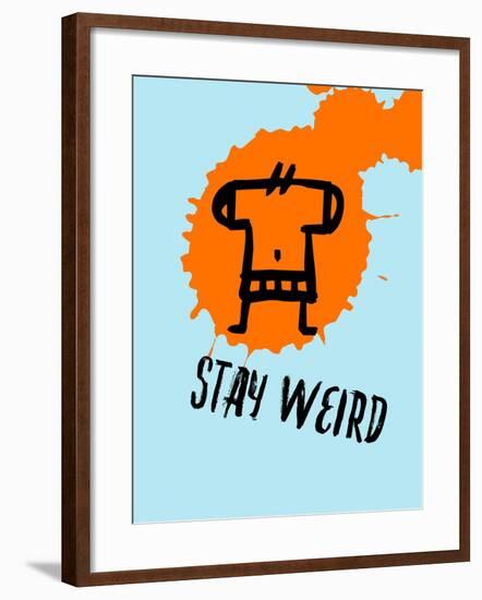 Stay Weird 1-Lina Lu-Framed Art Print