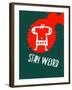 Stay Weird 2-Lina Lu-Framed Art Print