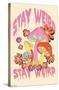Stay Weird Mushrooms-Trends International-Stretched Canvas