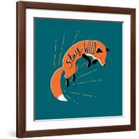 Stay Wild-Michael Buxton-Framed Art Print