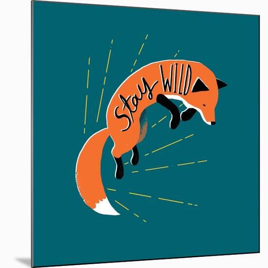 Stay Wild-Michael Buxton-Mounted Art Print