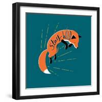 Stay Wild-Michael Buxton-Framed Art Print