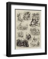 Staying at a Country House, Reminiscences of the Past Autumn-null-Framed Giclee Print