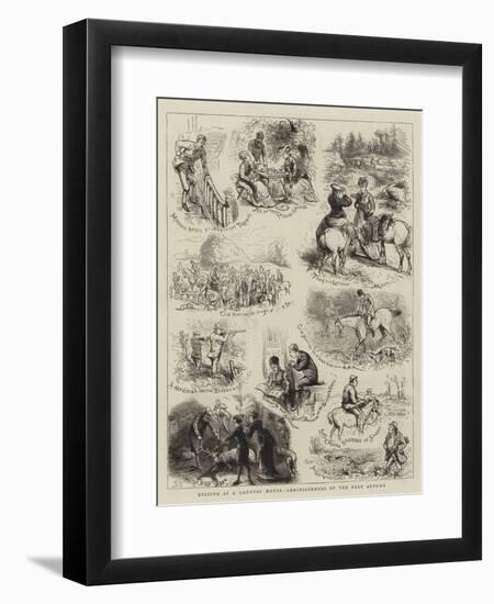 Staying at a Country House, Reminiscences of the Past Autumn-null-Framed Giclee Print