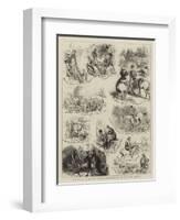 Staying at a Country House, Reminiscences of the Past Autumn-null-Framed Giclee Print