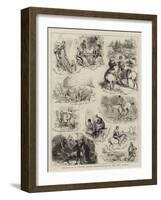 Staying at a Country House, Reminiscences of the Past Autumn-null-Framed Giclee Print