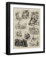 Staying at a Country House, Reminiscences of the Past Autumn-null-Framed Giclee Print