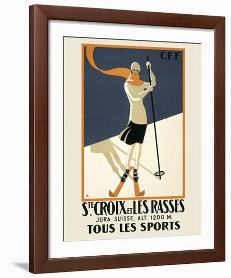 Ste. Croix-Vintage Posters-Framed Art Print