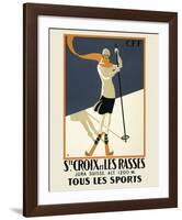 Ste. Croix-Vintage Posters-Framed Art Print