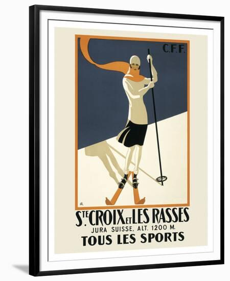 Ste. Croix-Vintage Posters-Framed Art Print