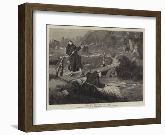 Steady, Brother, Steady-Walter Dendy Sadler-Framed Giclee Print