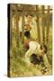 Stealing Apples-Karl Witkowski-Stretched Canvas