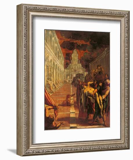 Stealing of the Dead Body of St. Mark-Tintoretto-Framed Art Print