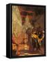 Stealing of the Dead Body of St. Mark-Tintoretto-Framed Stretched Canvas