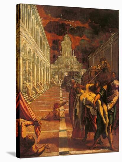 Stealing of the Dead Body of St. Mark-Tintoretto-Stretched Canvas