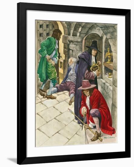 Stealing the Crown Jewels-Peter Jackson-Framed Giclee Print