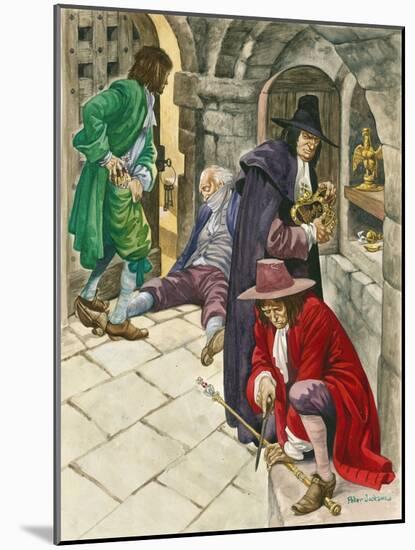 Stealing the Crown Jewels-Peter Jackson-Mounted Giclee Print