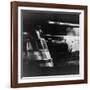 Steam and Diesel Engine at the Union Station, Chicago, c.1943-Jack Delano-Framed Photo