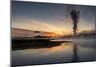 Steam and Foggy Landscape by Power Plant, Lake Myvatn Area, Northern Iceland-Ragnar Th Sigurdsson-Mounted Photographic Print