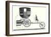 Steam Car Driving on Ordinary Roads Built in 1801-null-Framed Giclee Print