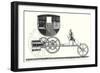 Steam Car Driving on Ordinary Roads Built in 1801-null-Framed Giclee Print