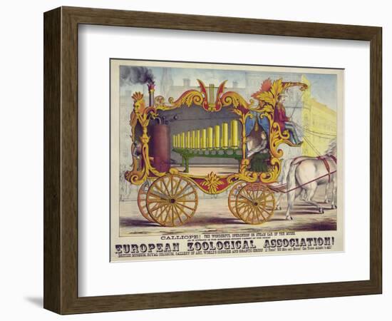 Steam Car of the Muses-null-Framed Giclee Print