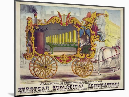 Steam Car of the Muses-null-Mounted Giclee Print