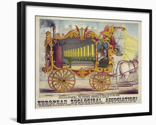 Steam Car of the Muses-null-Framed Giclee Print