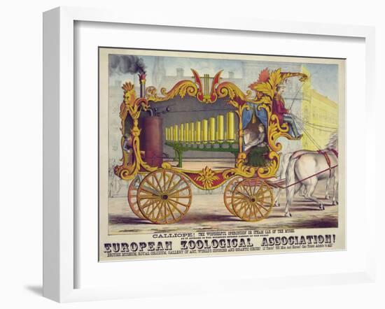 Steam Car of the Muses-null-Framed Giclee Print