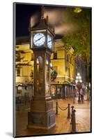 Steam Clock Gastown Vancouver-null-Mounted Art Print