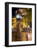 Steam Clock Gastown Vancouver-null-Framed Art Print