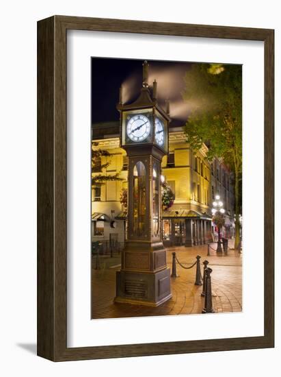 Steam Clock Gastown Vancouver-null-Framed Art Print