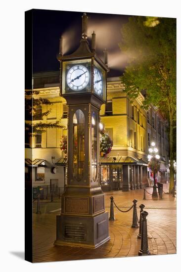 Steam Clock Gastown Vancouver-null-Stretched Canvas