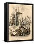 Steam Concert, 1844-Jean-Jacques Grandville-Framed Stretched Canvas