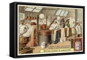 Steam Cooking, for Barracks, Hospitals and Large Establishments-null-Framed Stretched Canvas